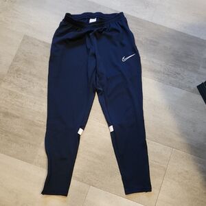 Nike Jogger Pants Dri Fit Blue Running Soccer Traing Medium